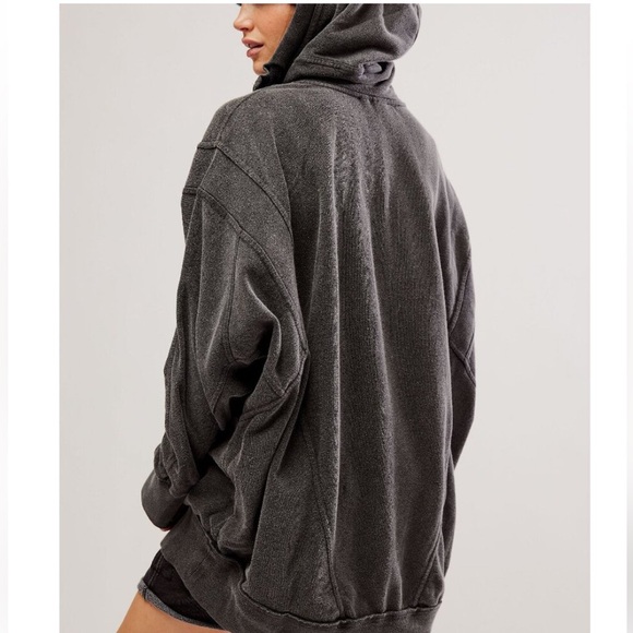 NWT FP MOVEMENT All Your Love Hoodie in Black Size: Small - Picture 4 of 6